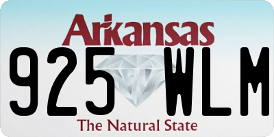AR license plate 925WLM