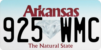 AR license plate 925WMC