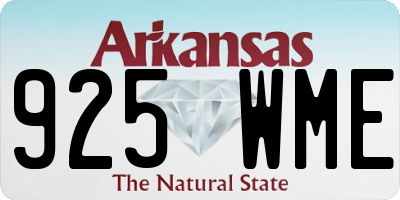 AR license plate 925WME