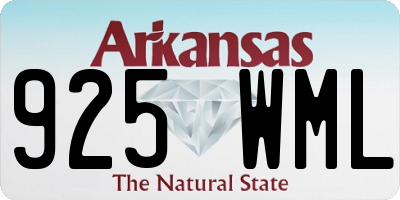 AR license plate 925WML