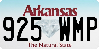 AR license plate 925WMP