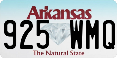 AR license plate 925WMQ