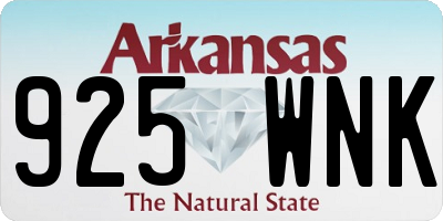 AR license plate 925WNK