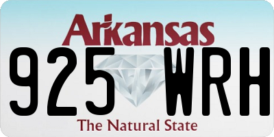 AR license plate 925WRH