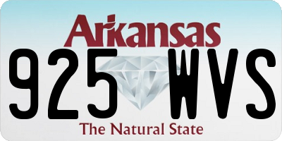 AR license plate 925WVS