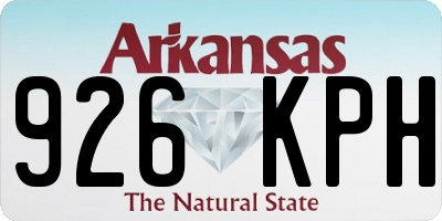 AR license plate 926KPH