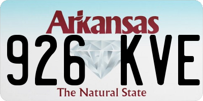 AR license plate 926KVE