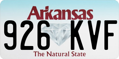 AR license plate 926KVF