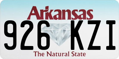 AR license plate 926KZI