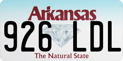 AR license plate 926LDL