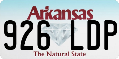AR license plate 926LDP