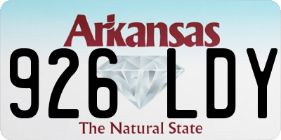 AR license plate 926LDY