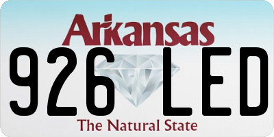 AR license plate 926LED