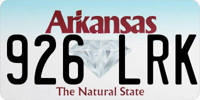 AR license plate 926LRK