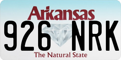 AR license plate 926NRK