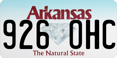AR license plate 926OHC