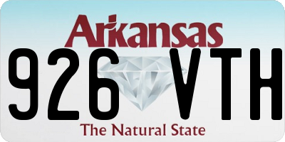 AR license plate 926VTH