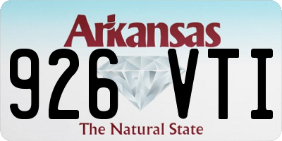 AR license plate 926VTI