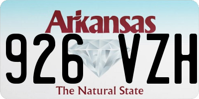AR license plate 926VZH