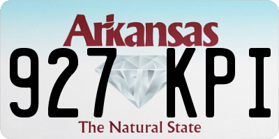 AR license plate 927KPI