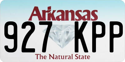 AR license plate 927KPP