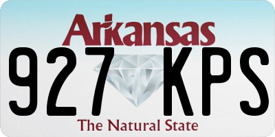 AR license plate 927KPS