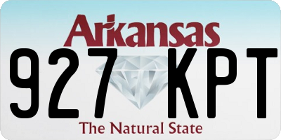 AR license plate 927KPT