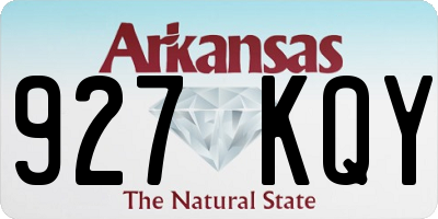 AR license plate 927KQY