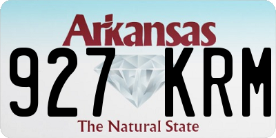 AR license plate 927KRM