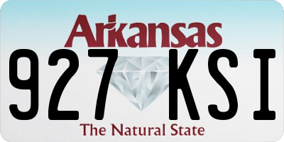 AR license plate 927KSI