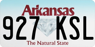 AR license plate 927KSL