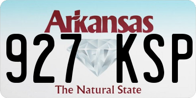 AR license plate 927KSP