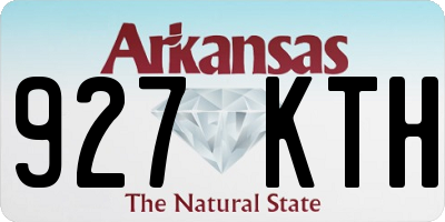 AR license plate 927KTH