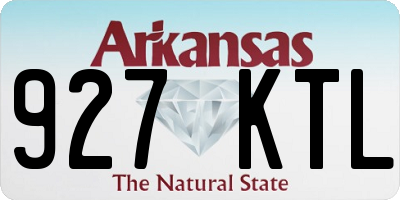 AR license plate 927KTL