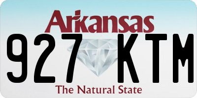 AR license plate 927KTM