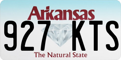 AR license plate 927KTS