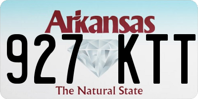 AR license plate 927KTT