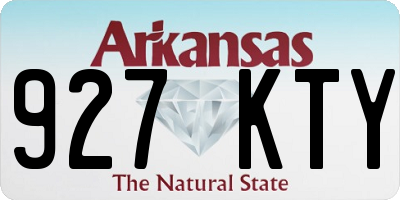 AR license plate 927KTY