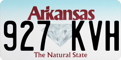 AR license plate 927KVH