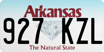 AR license plate 927KZL