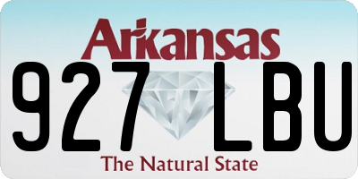 AR license plate 927LBU