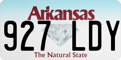 AR license plate 927LDY