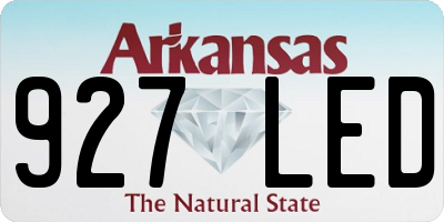AR license plate 927LED