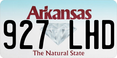 AR license plate 927LHD