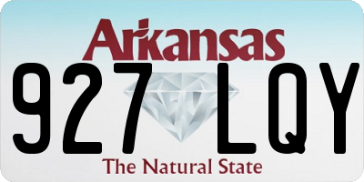 AR license plate 927LQY
