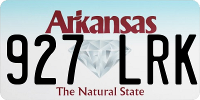 AR license plate 927LRK