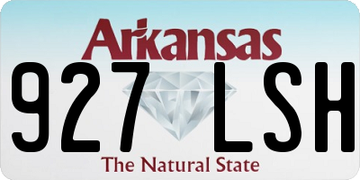 AR license plate 927LSH