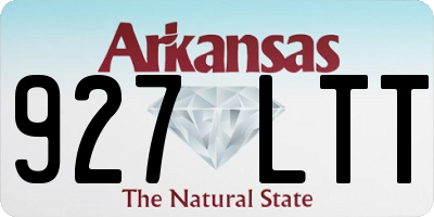 AR license plate 927LTT
