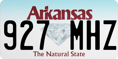 AR license plate 927MHZ