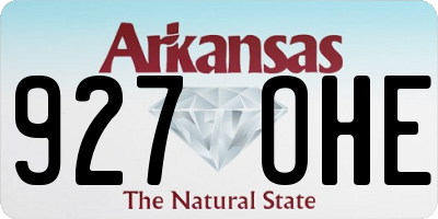 AR license plate 927OHE